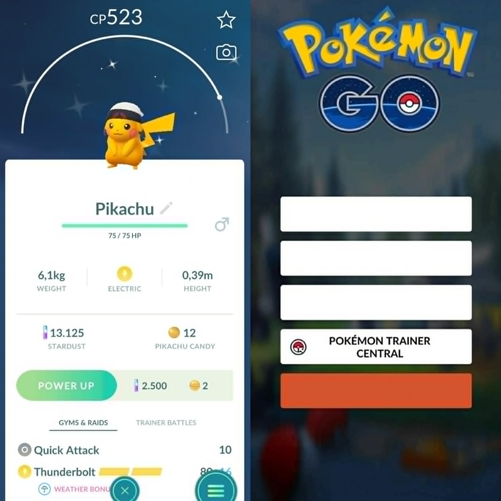 Pokémon PTC Go | Shiny Pikachu Brendan’s Hat Go Tour 2026 ✨ Mini or Trade