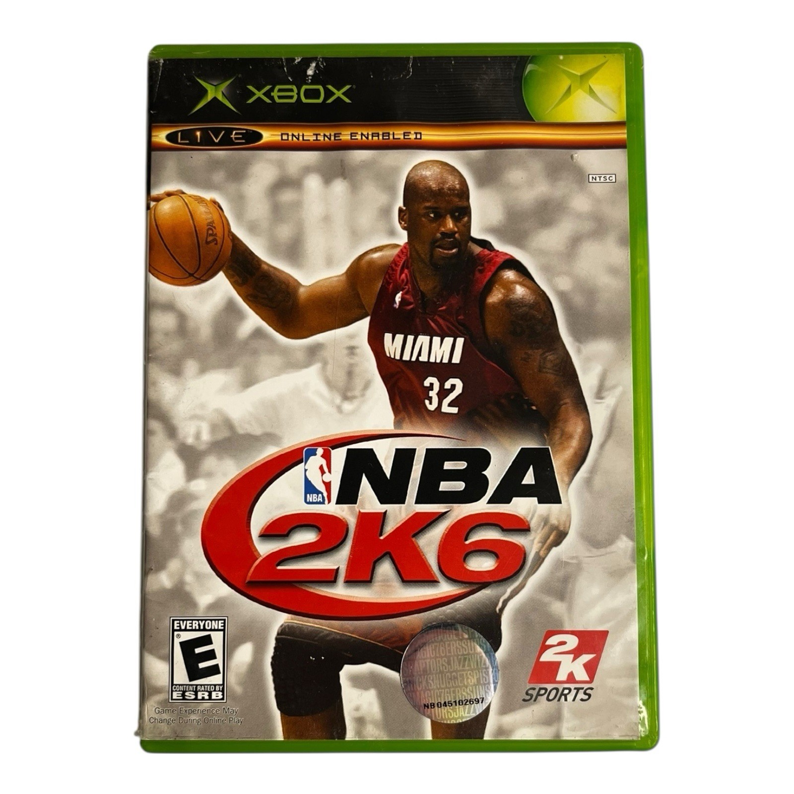 Microsoft Xbox Original OG NBA 2K6 Live 07 05 Basketball Video Game Complete