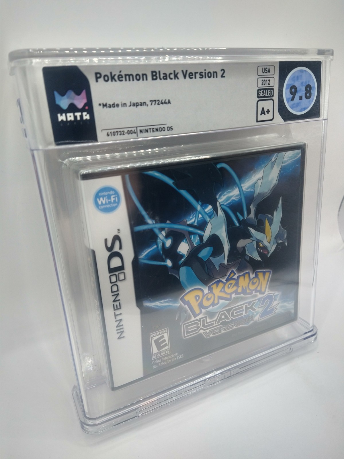 Pokemon Black Version 2 Nintendo DS (WATA 9.8 A+) NOT PSA, VGA [Brand New]