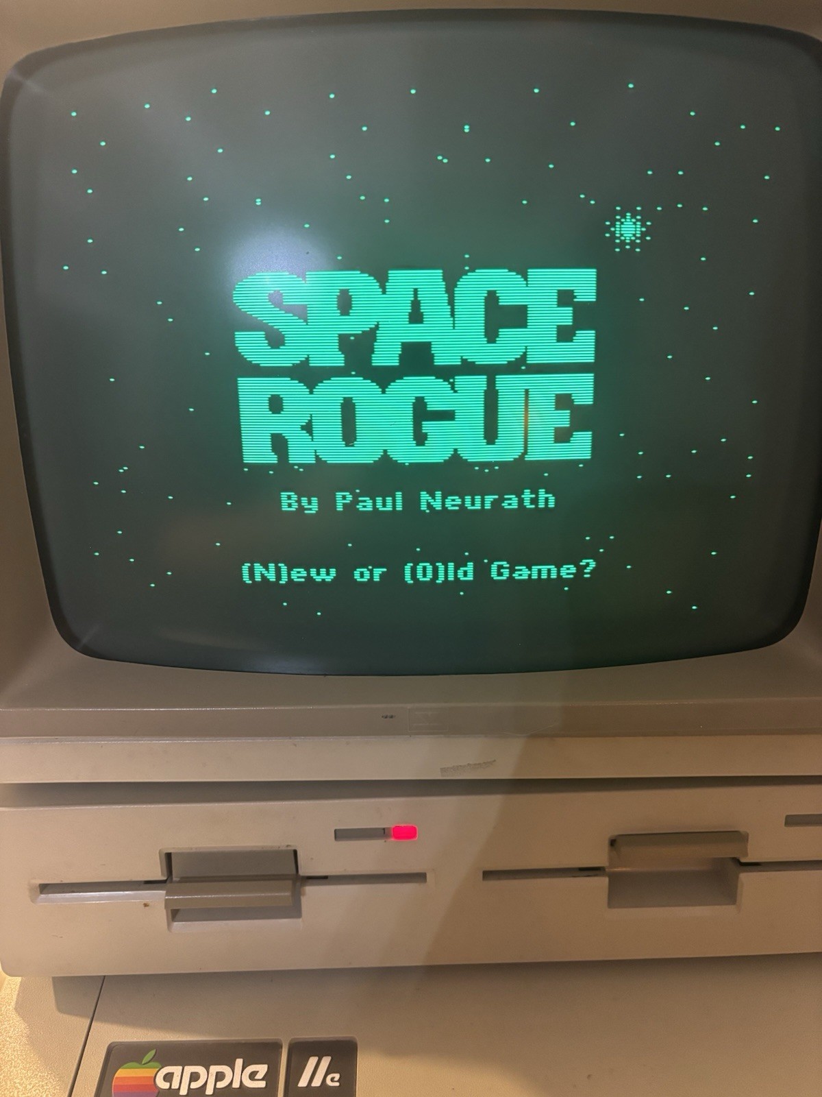 Space Rogue Paul Neurath (Origin Software, 1989, Apple II) TESTED WORKS CIB