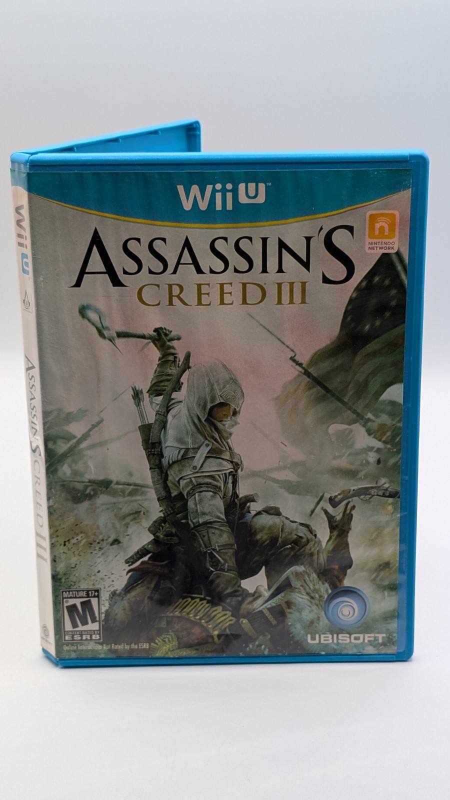 Assassin’s Creed 3 III (Nintendo Wii U, 2012) With Manual