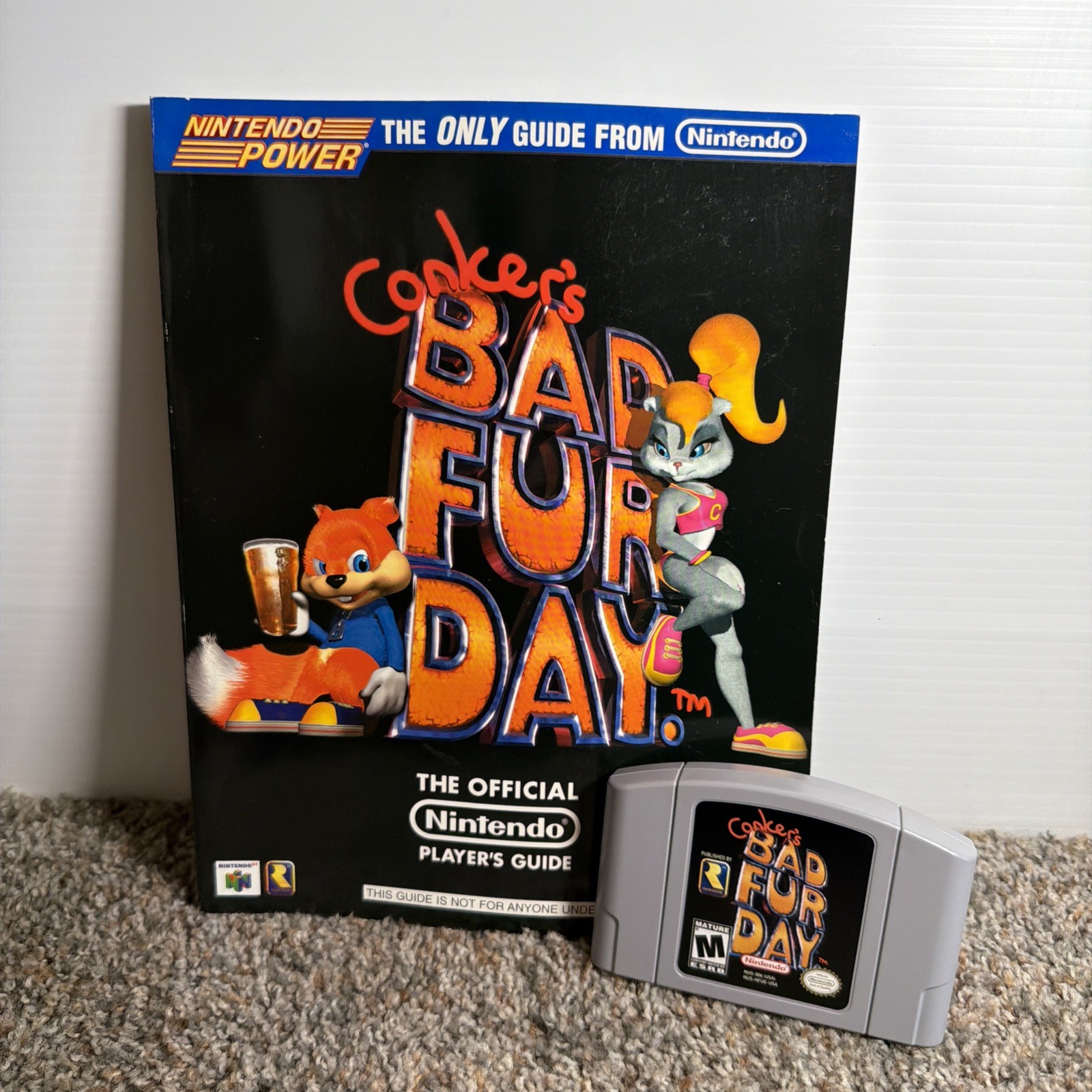 Conker’s Bad Fur Day Nintendo 64 N64 Authentic Super Clean With Guide