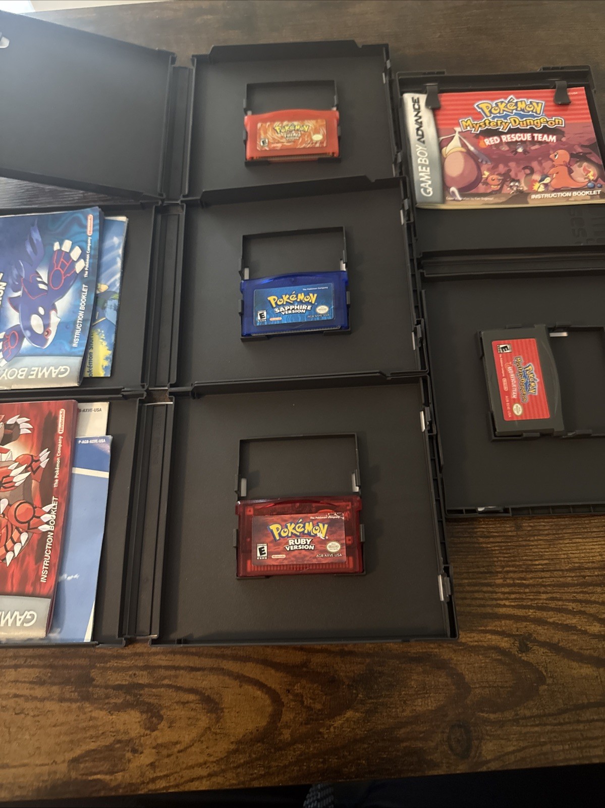 Nintendo pokémon gameboy collection Series Authentic GBA GBC Retro Games