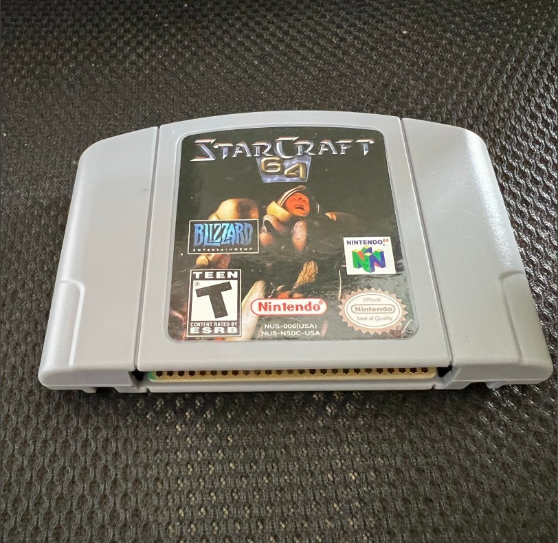 Star Craft 64 N64 Game Card