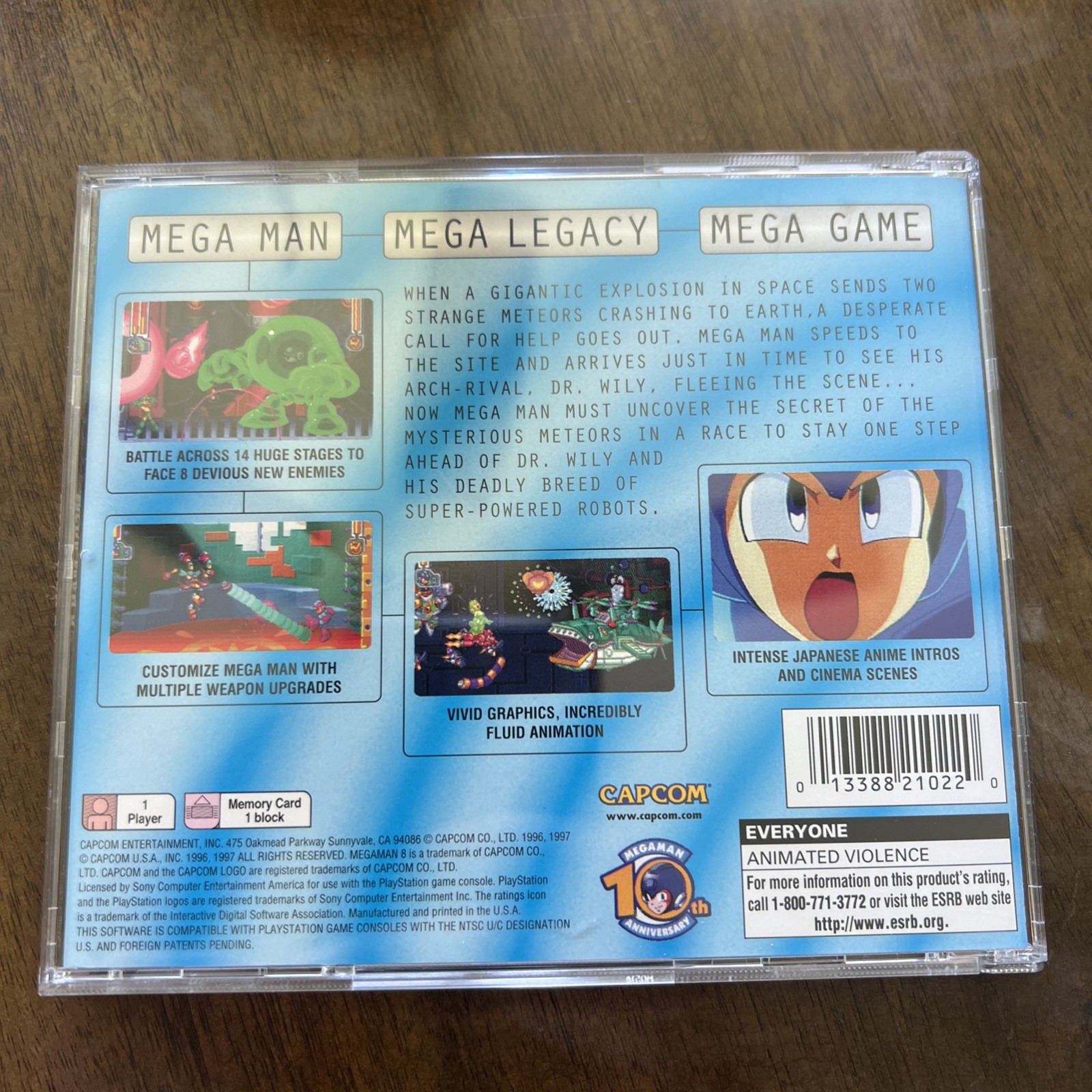 Mega Man 8 (PlayStation 1 PS1) Complete with Case Manual NO Registration