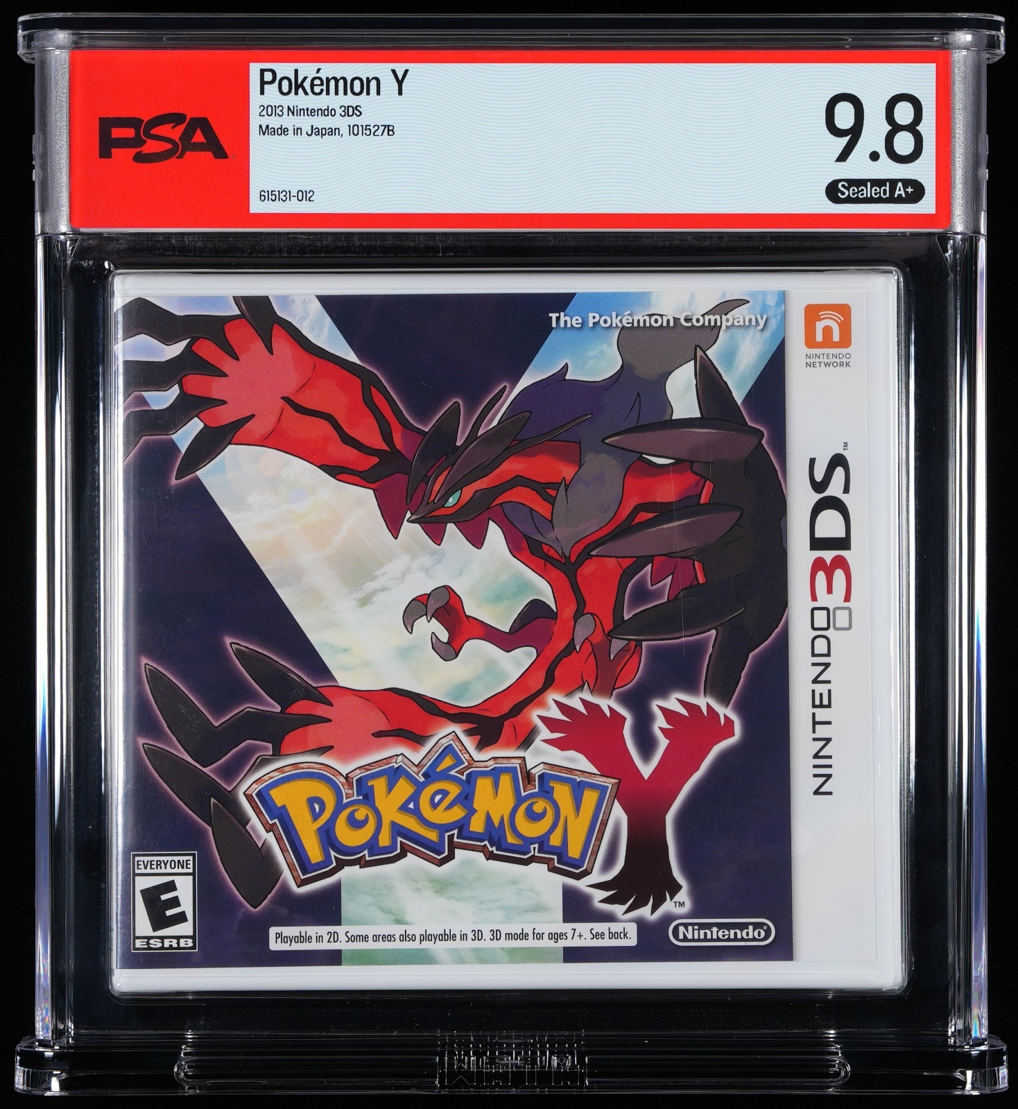 Pokémon Y Nintendo 3DS First Print Sealed Brand New PSA 9.8 A+ Graded
