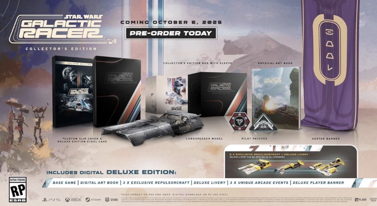 Star Wars Galactic Racer: Collector’s Edition – PlayStation 5 PREORDER Confirmed