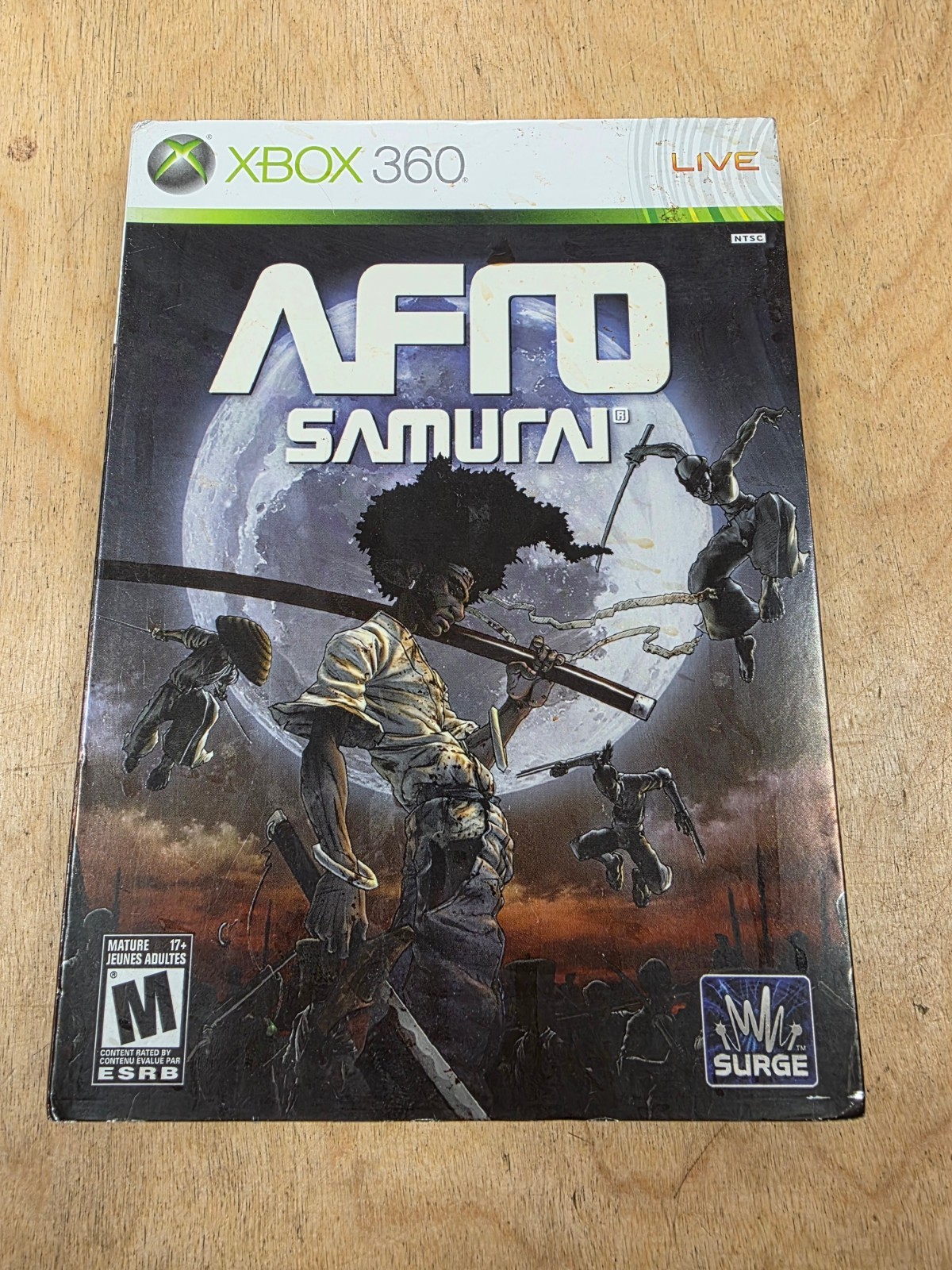 Afro Samurai Microsoft Xbox 360 -Complete w/ Slip – Tested