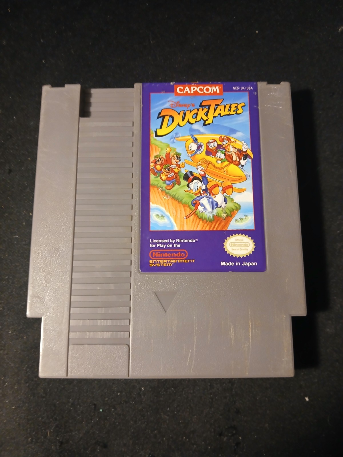 DuckTales NES Nintendo Tested Working Authentic Capcom Cartridge Board Photo