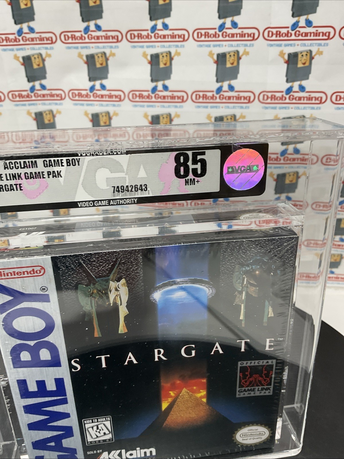 Stargate the video Game Nintendo Gameboy NES SNES New Sealed VGA WATA CGC PSA