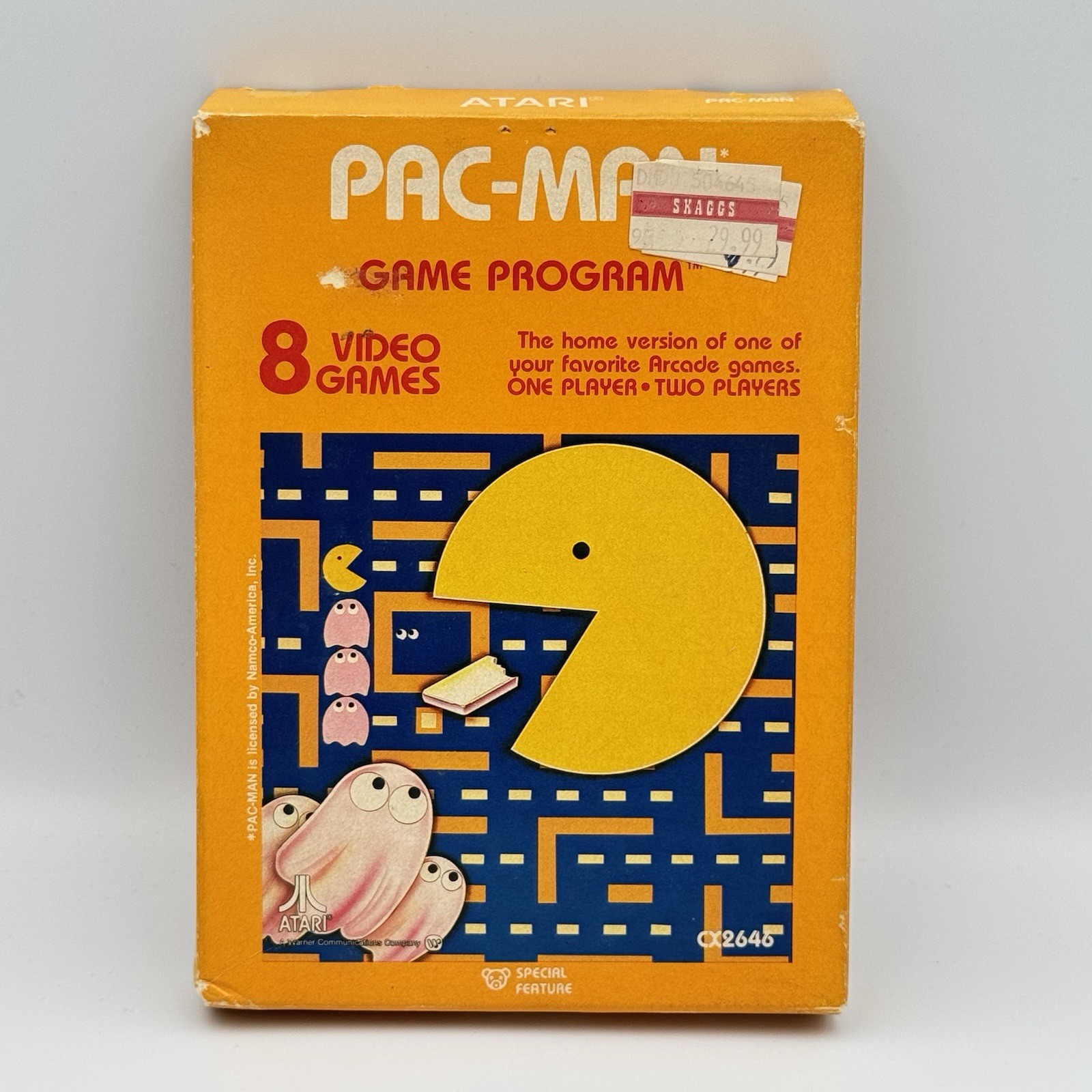 Pac-Man (Atari 2600) CIB Complete with Manual Authentic – Tested & Working