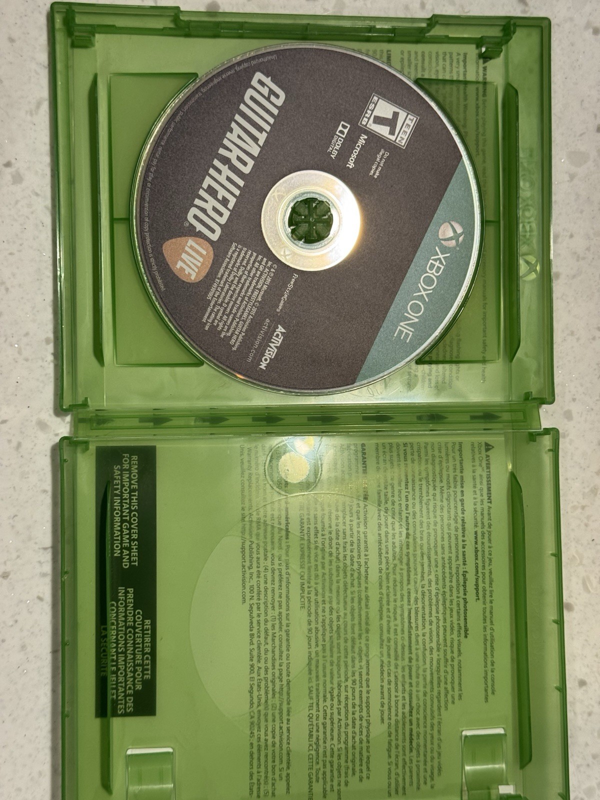 Guitar Hero Live Microsoft Xbox One (2015) Music Band Video Game