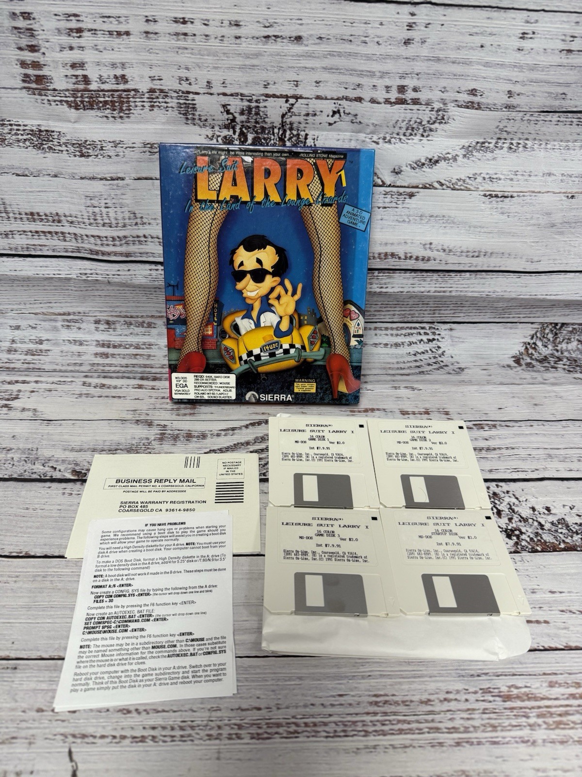 1991 Leisure Suit Larry in the Land of the Lounge Lizards, MS-DOS 3.5″