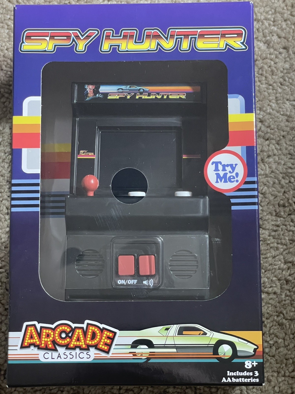 NEW 2019 Arcade Classics Spy Hunter Retro Mini Arcade Game Midway Classic Arcade