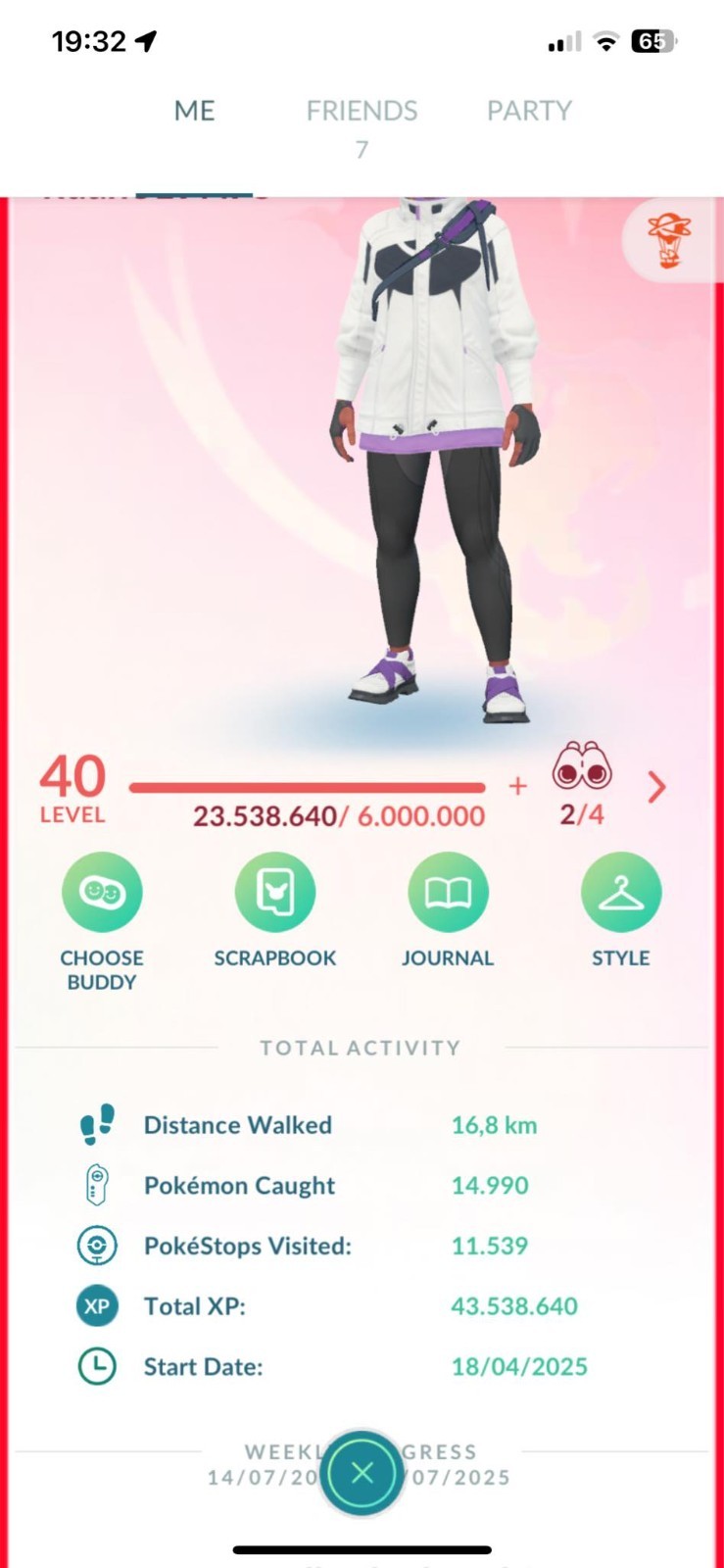 Pokémon Go ✨ Mini P.T.C – LvL40 with 3-5mil Star.dust and LG ✨ Read Description