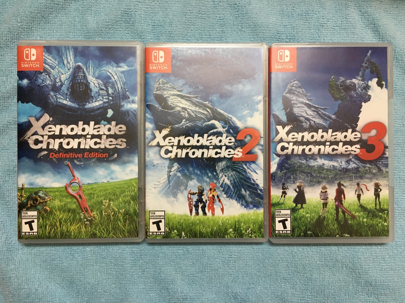Xenoblade Chronicles 1 Definitive Edition 2 3 Nintendo Switch CIB Bundle Lot