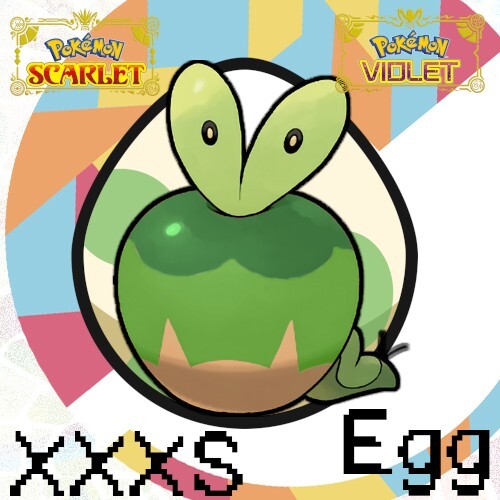 Applin XXXS Shiny Egg Lv. 1 6IV ANY NATURE Mini Mark Pokemon Scarlet Violet SV
