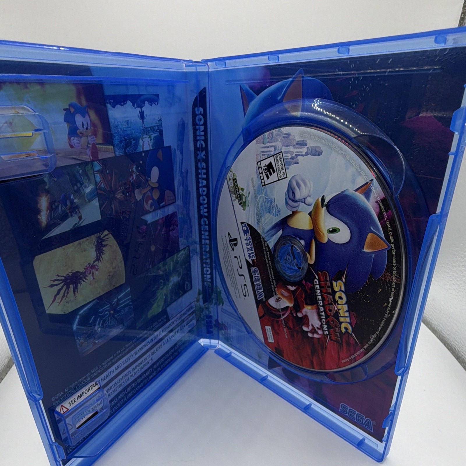 SEGA Sonic X Shadow Generations Day One Ed Action&Adv E10+ NTSC PS5 2024