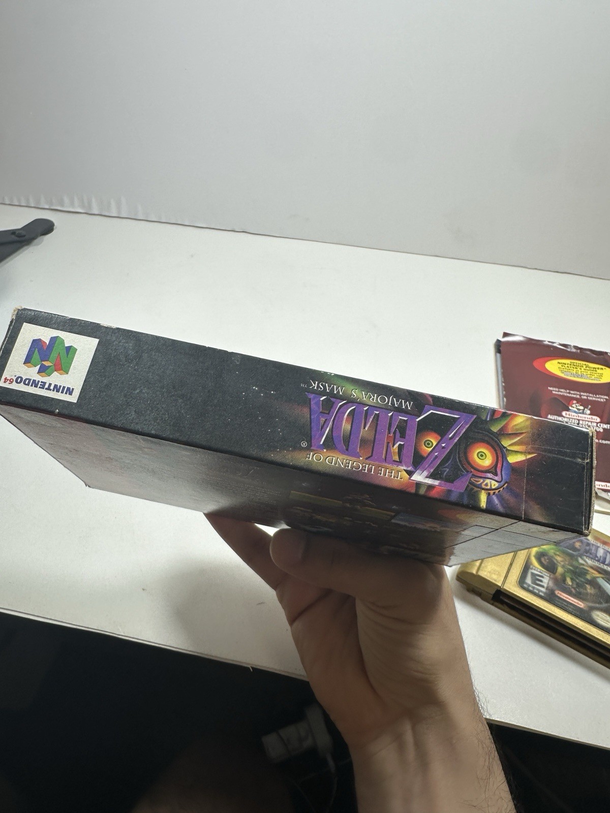 Zelda Majora’s Mask Collector’s Edition N64 Gold Cart CIB Tested