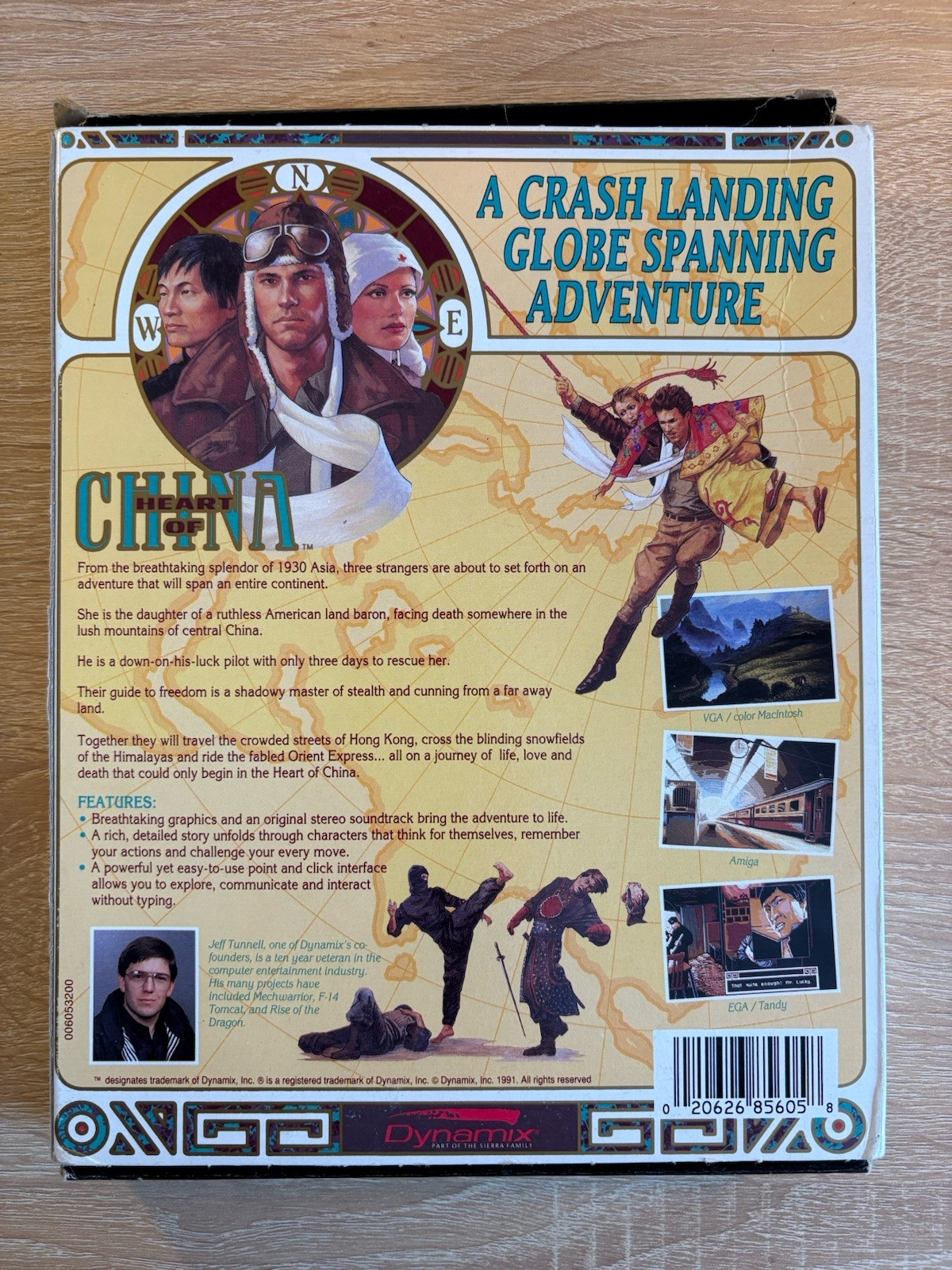 Heart Of China (1991, PC) Box And Manuals Only