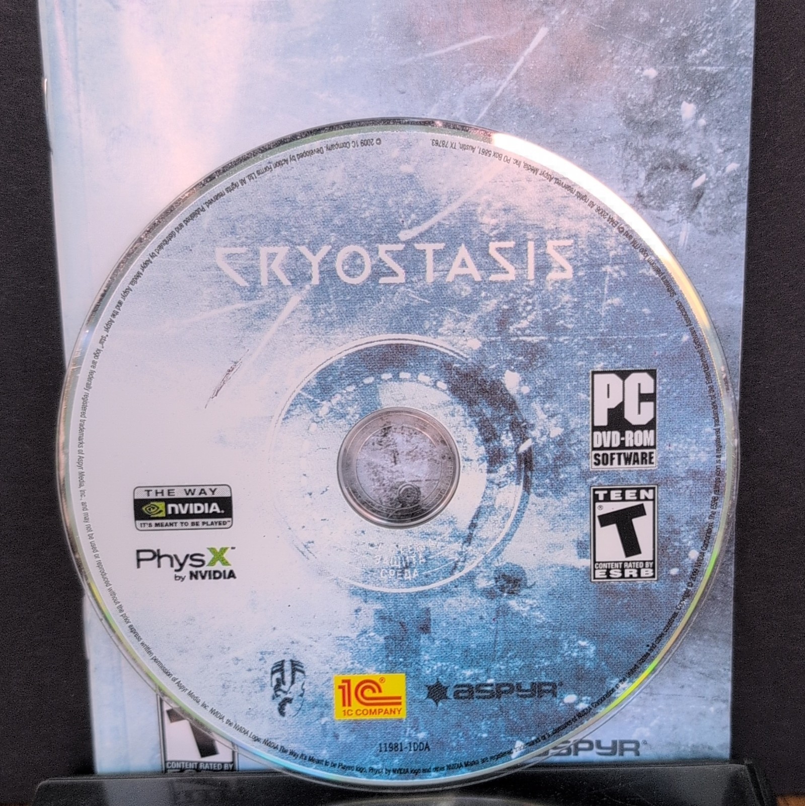 Cryostasis PC Video Game Survival Horror Mental Echo Ability – CIB w/ Manual
