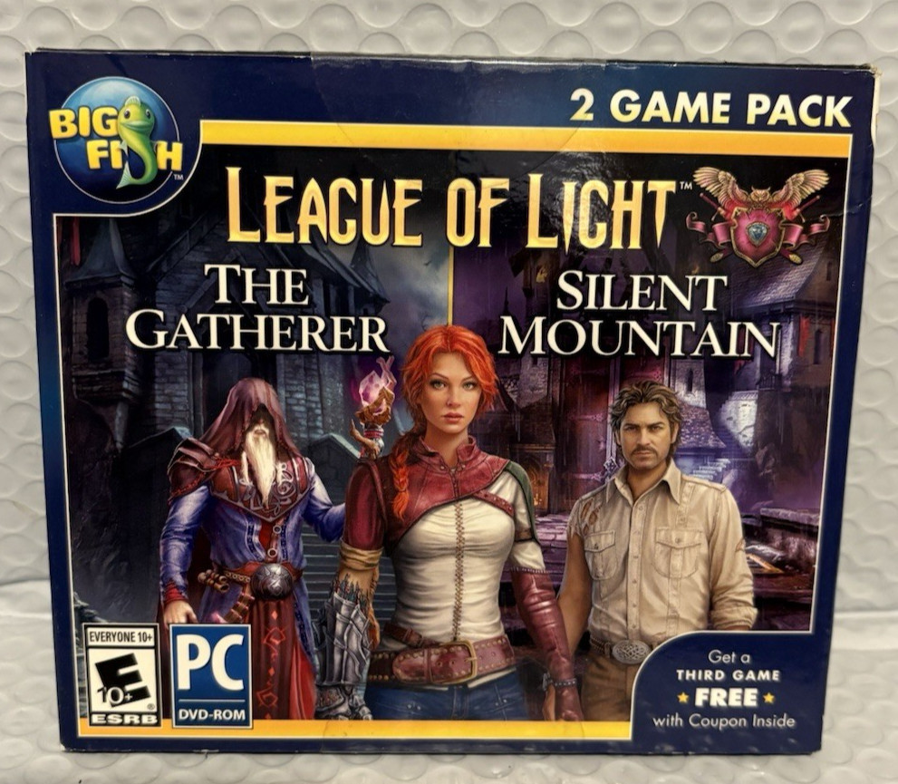 League of Light: The Gatherer + Silent Mountain PC 2 Game Pack New