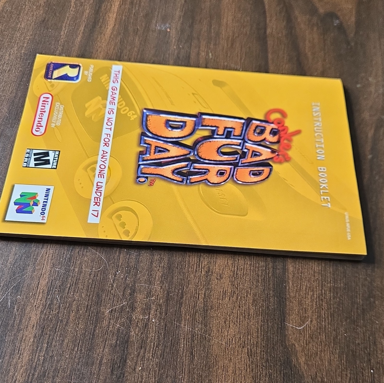 Conker’s Bad Fur Day (Nintendo 64 N64) w/ Box & Manual Action-Adventure M 2001