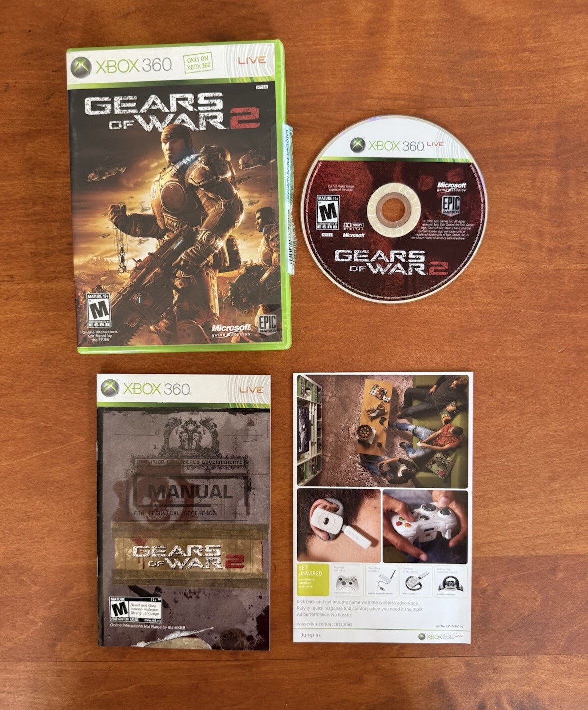 Gears Of War 2 (Xbox 360) Excellent CIB Complete & Tested – Ships fast Free Ship