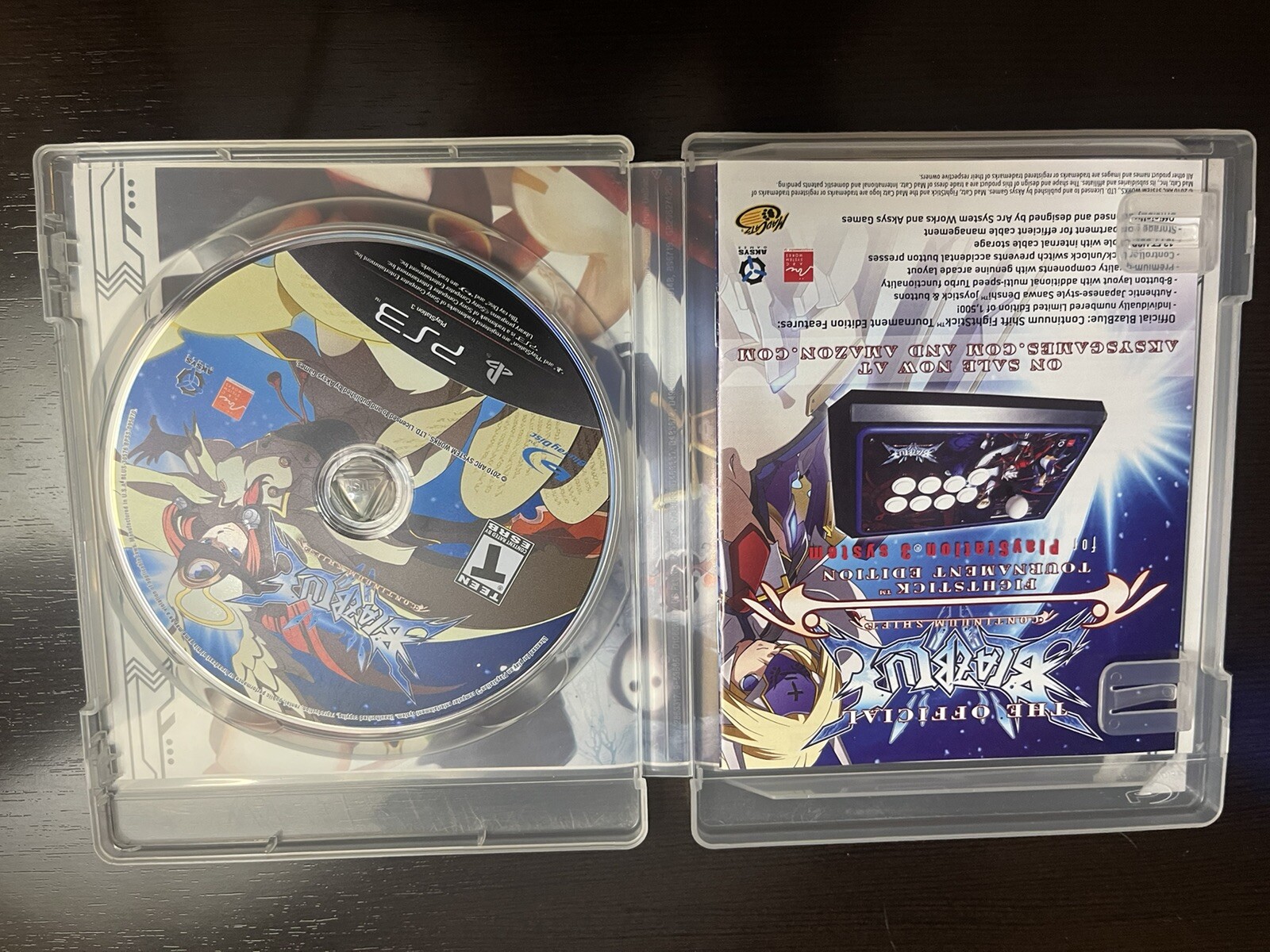 BlazBlue: Continuum Shift (Sony PlayStation 3, 2010) Complete