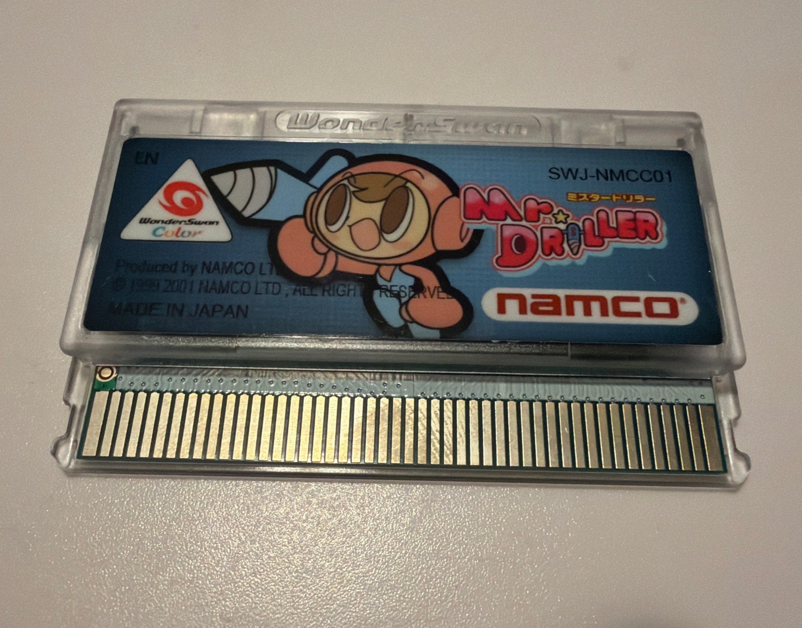 MR. DRILLER WonderSwan Color 2029 Cartridge Only Tested Wonder Swan