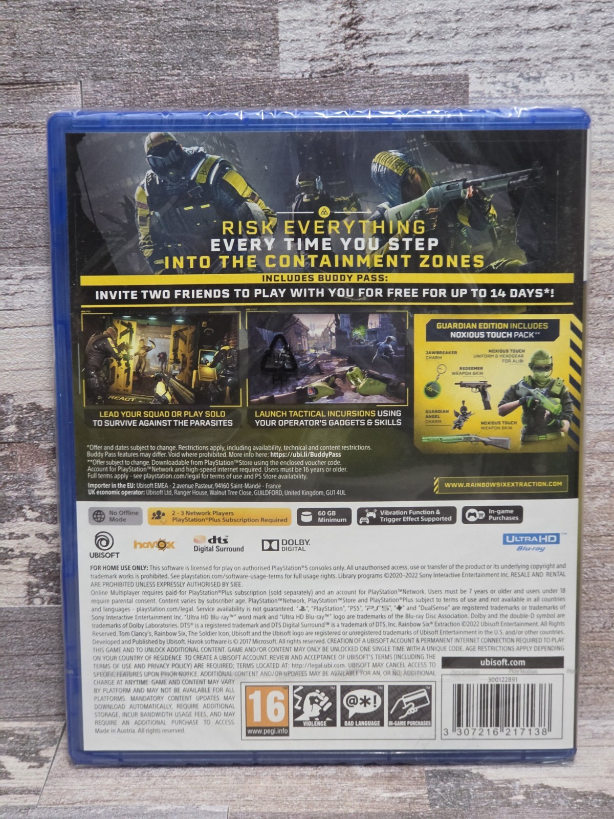 Ubisoft Tom Clancy’s Rainbow Six Extraction Guardian Edition, PlayStation 5
