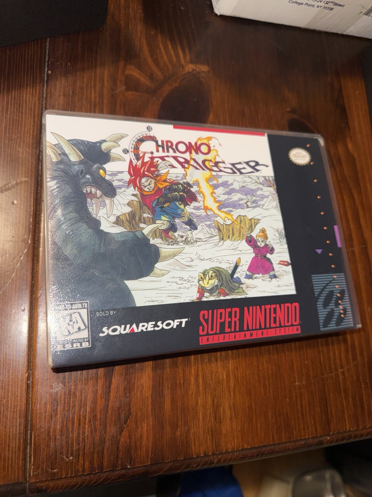 Chrono Trigger SNES Cartridge + Case Box No Manual Authentic RPG Made in Mexico