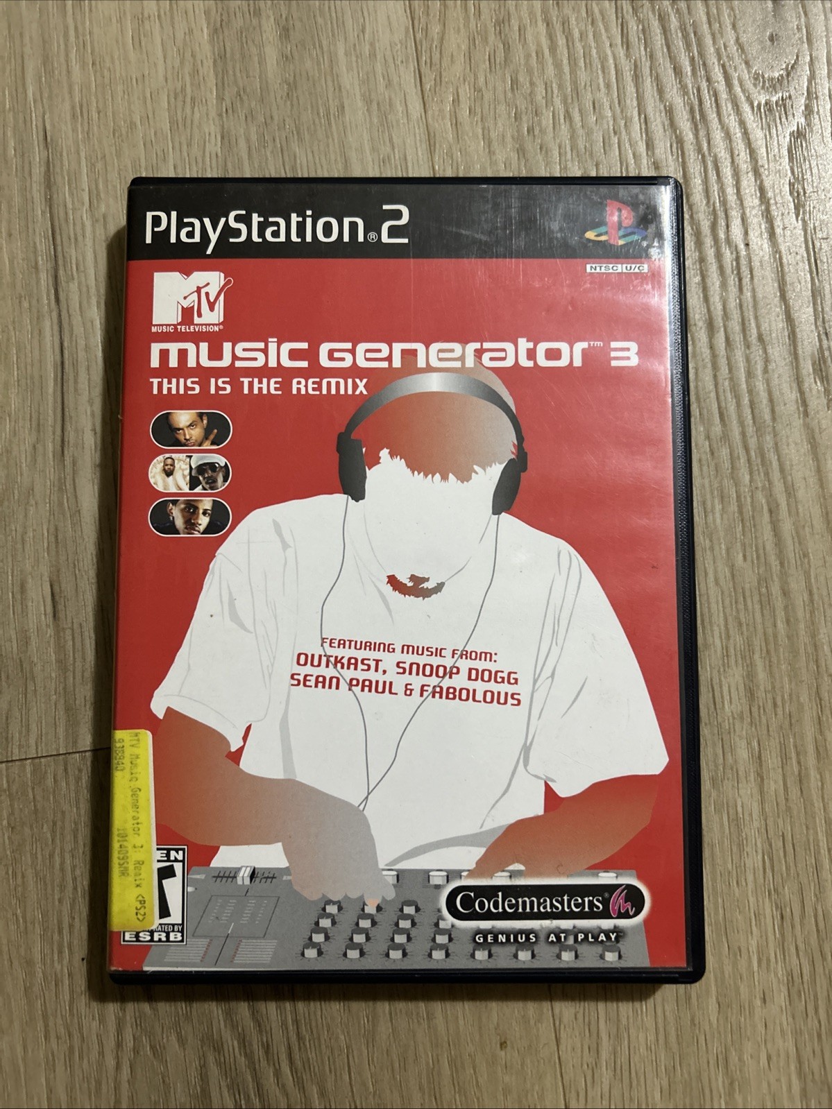 MTV Music Generator 3: This Is The Remix (Sony PlayStation 2, 2004) PS2