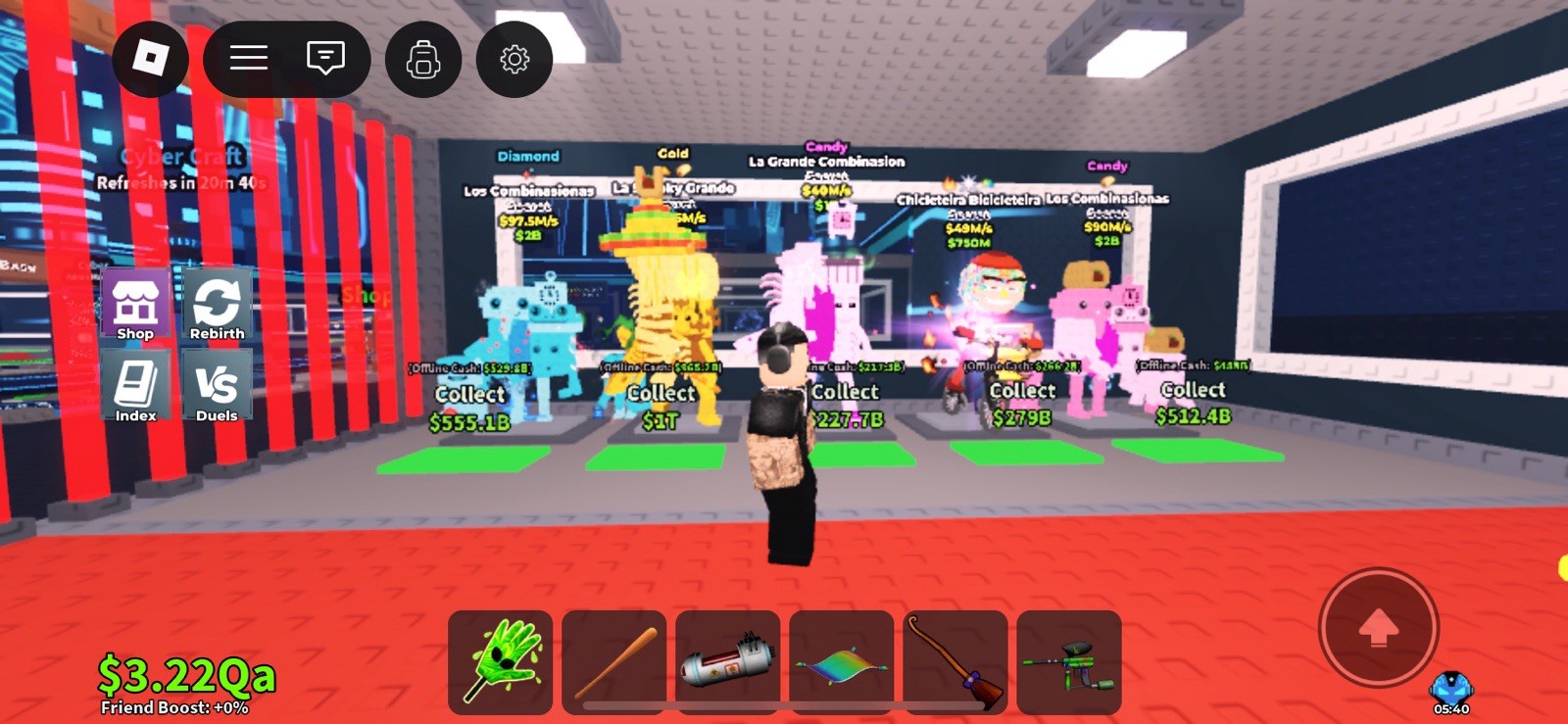 Selling Whole Base In STEAL A BRAINROT MESSAGE IF U WANT TO BUY IT