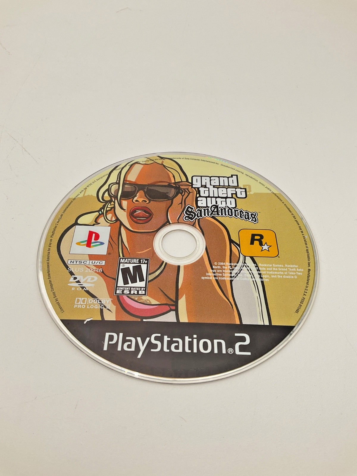 Grand Theft Auto: San Andreas – Item & Box – Very Good Condition – Tested – PS2