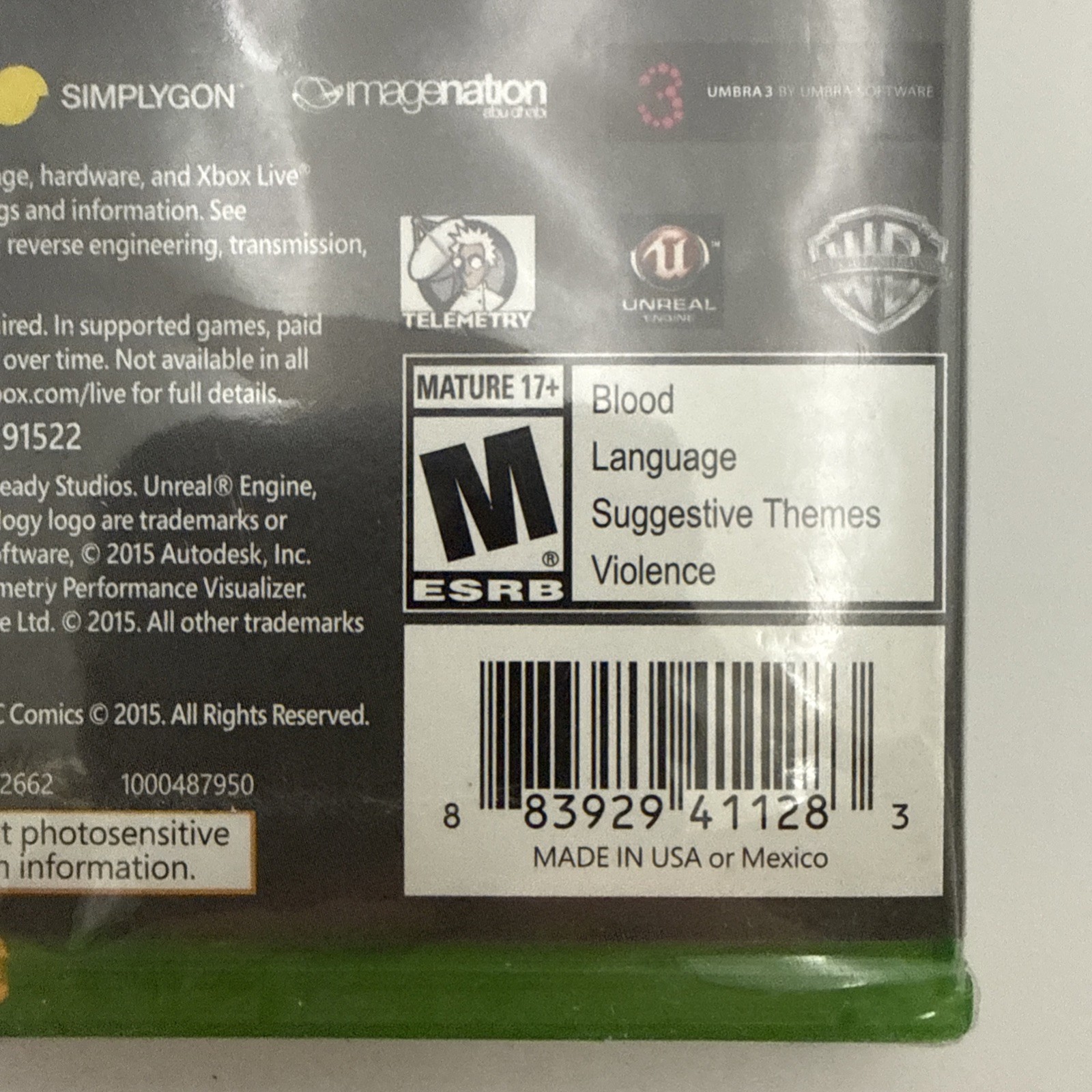 Batman: Arkham Knight Microsoft Xbox One Sealed New