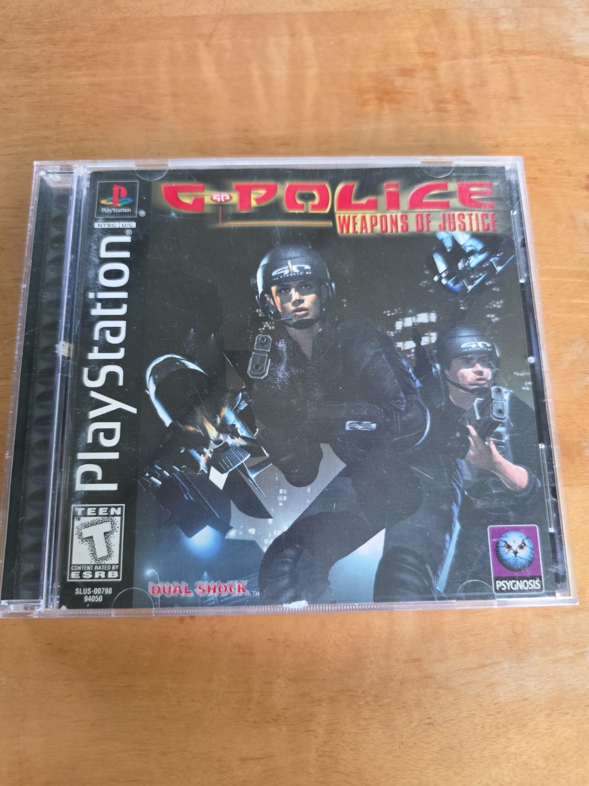 PS1 G-Police Weapons of Justice (Sony PlayStation, 1999) Black Label CIB