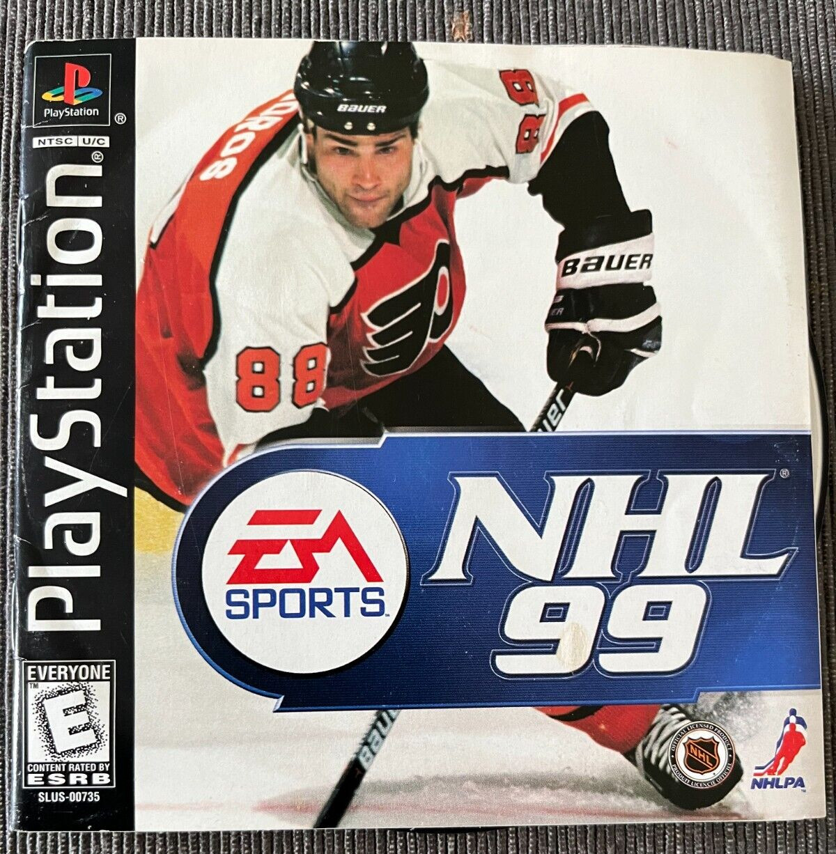 NHL 99 (Sony PlayStation 1, 1998) PS1 Black Label no jewel case