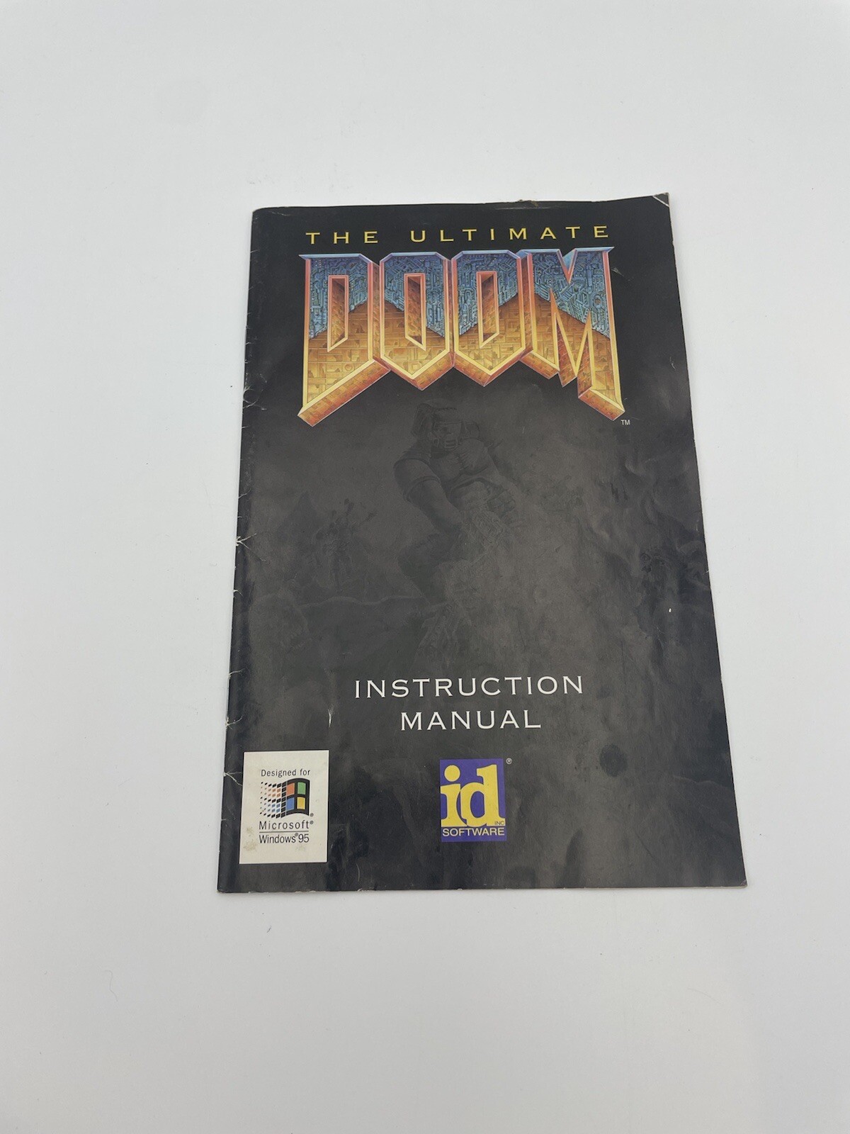 The Ultimate Doom Instruction Booklet Manual! Vintage Windows 95. NO GAME.