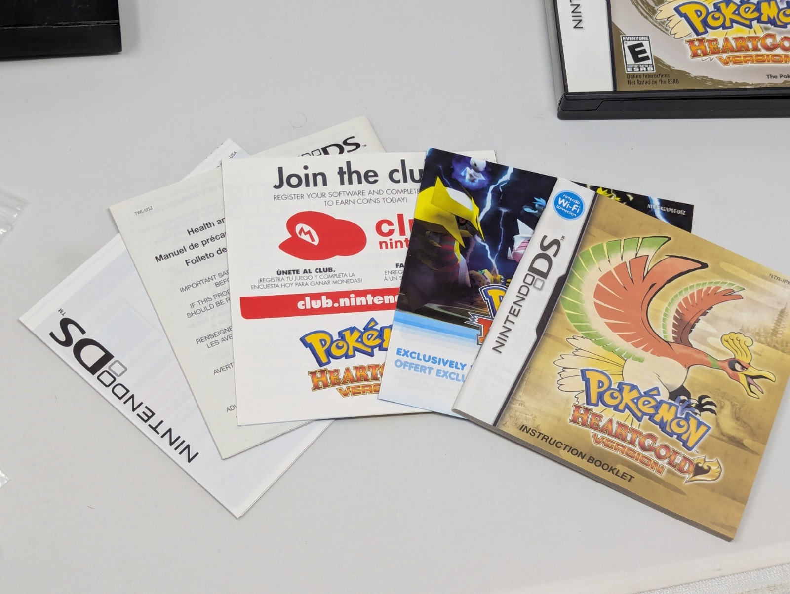 Pokemon: HeartGold Version – Authentic, Complete CIB, Tested (Nintendo DS, 2010)