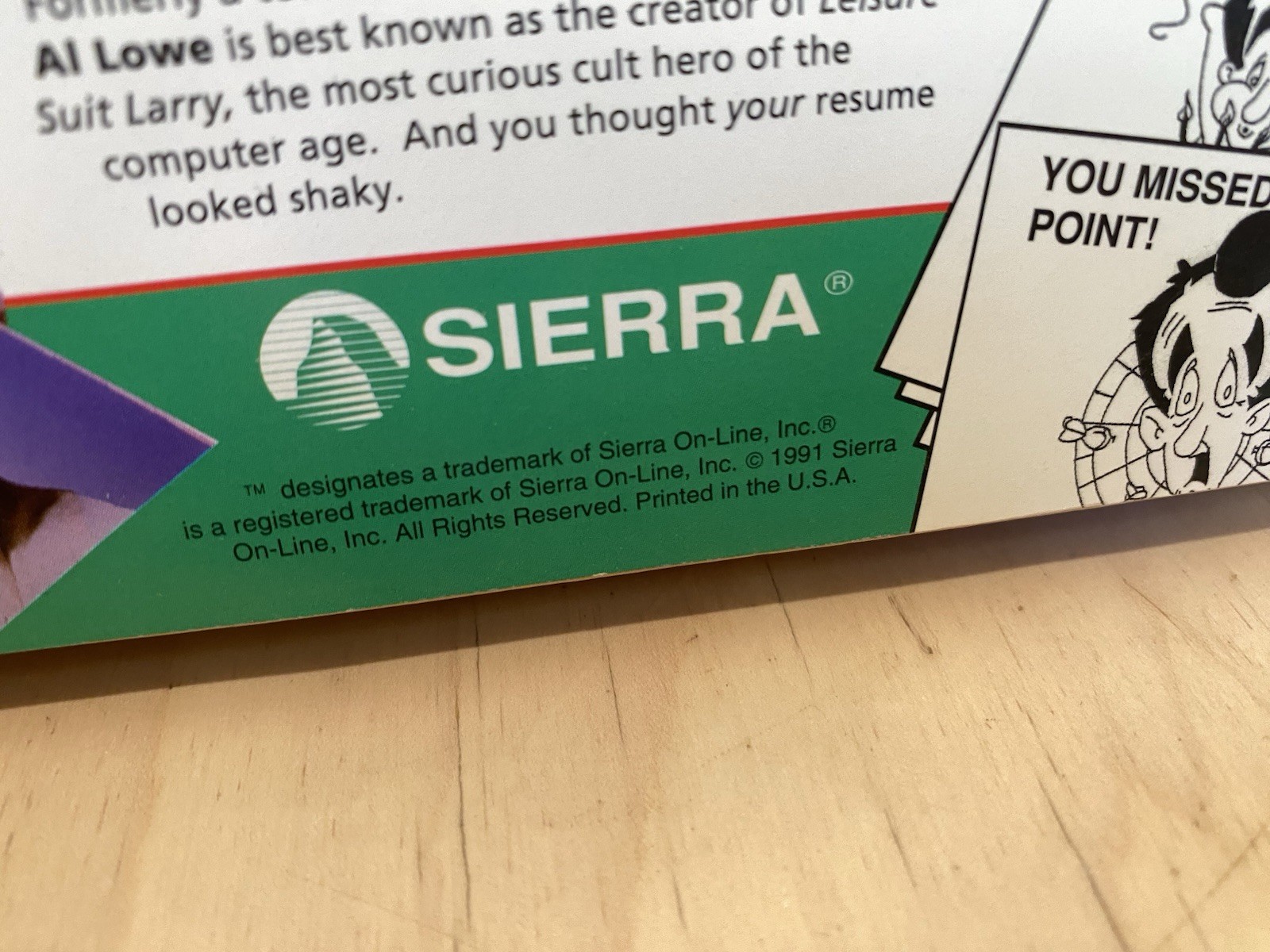 The Laffer Utilities Version 4.01 Sierra Games Leisure Suit Larry RARE