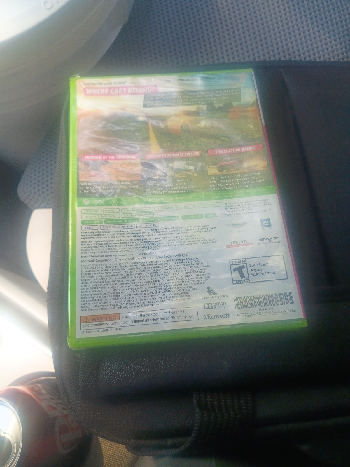 Forza Horizon (Microsoft Xbox 360, 2009) Not For Resale No Manual