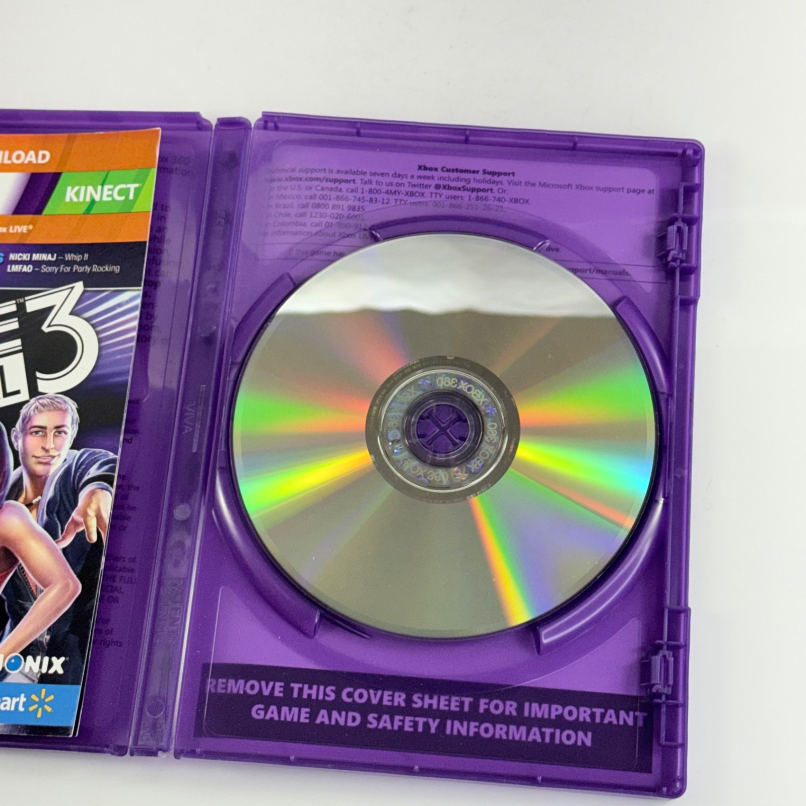 Dance Central 3 Xbox 360 Kinect Walmart Exclusive Edition 2 Bonus Tracks CIB