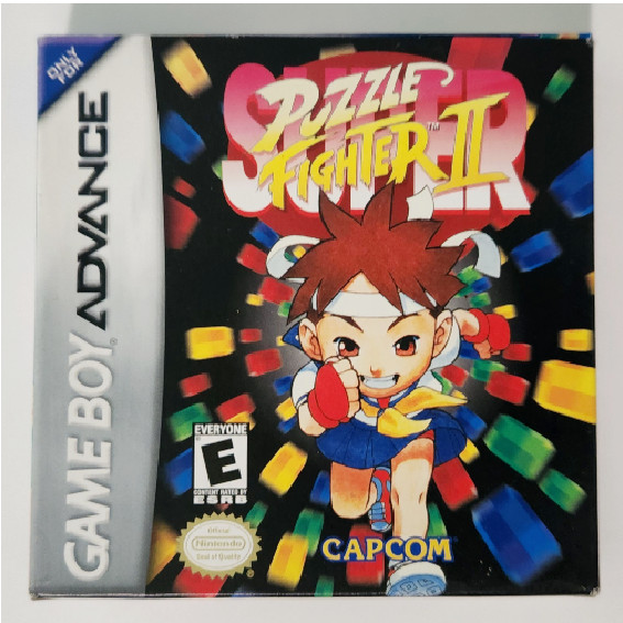 Super Puzzle Fighter II 2 Game Boy Advance GBA Complete