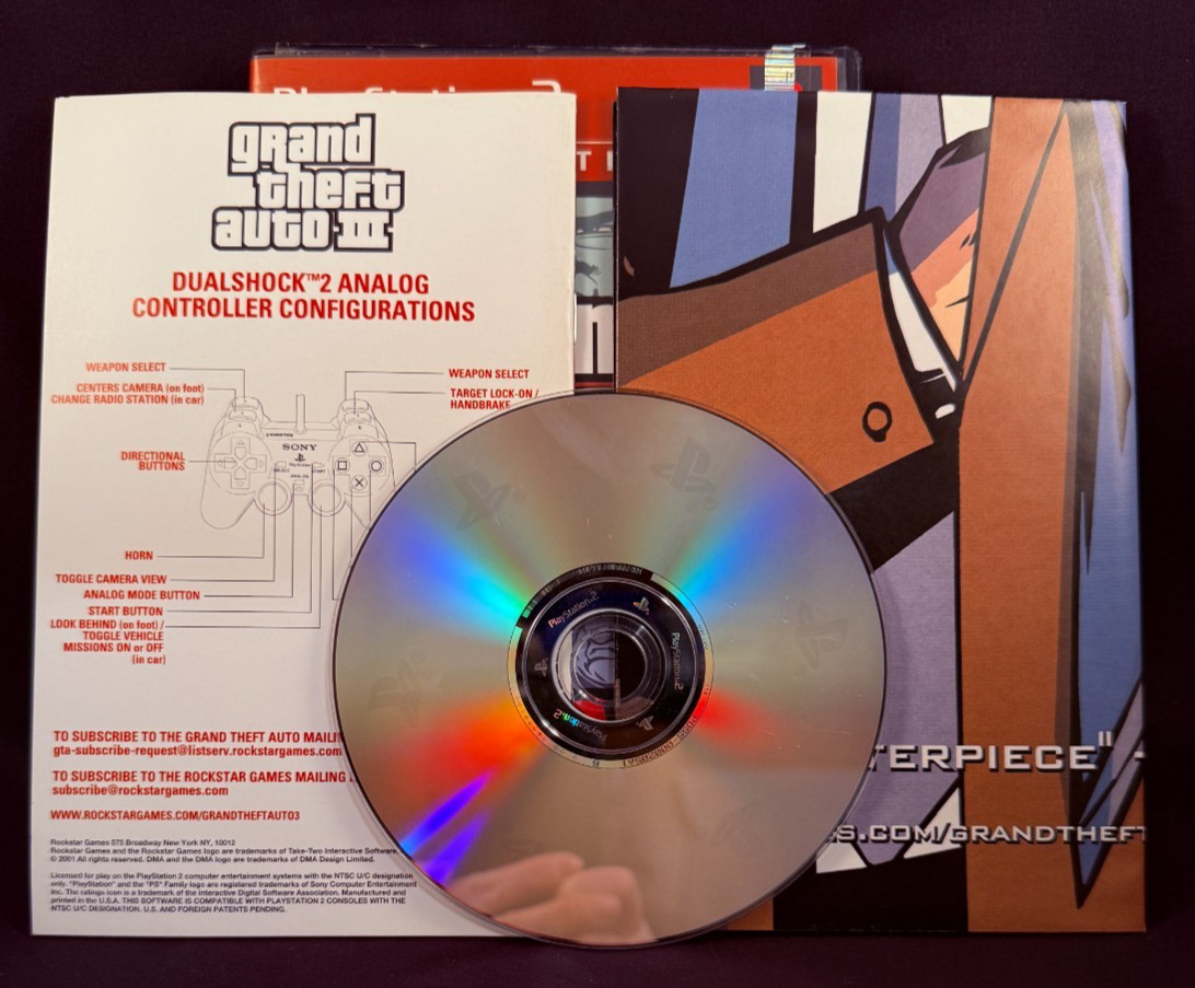 Grand Theft Auto III – PlayStation 2 – 2003 – 1 Player – Rated M