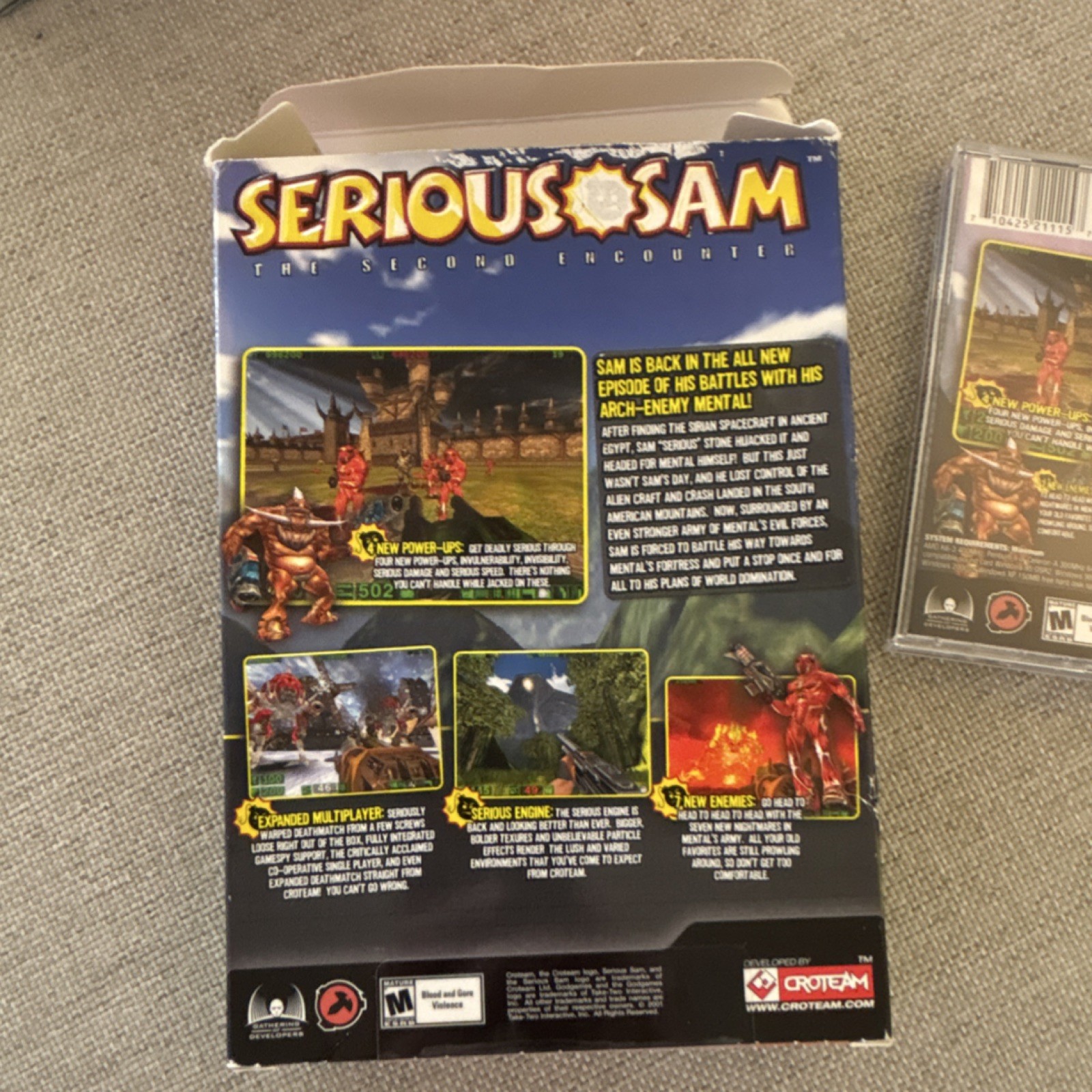 Serious Sam: The Second Encounter – PC, Manual, Deathmatch 3.0, Multiplayer