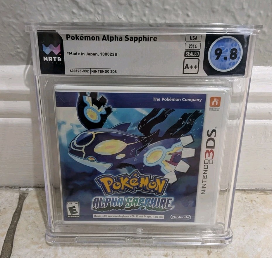 Pokemon Alpha Sapphire Nintendo 3DS New Sealed WATA 9.8 A++