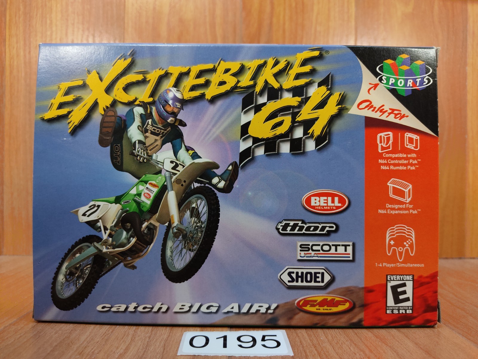 MINTY BOX CIB Excitebike 64 complete in nintendo n64 CLEAN Collector lot vgc