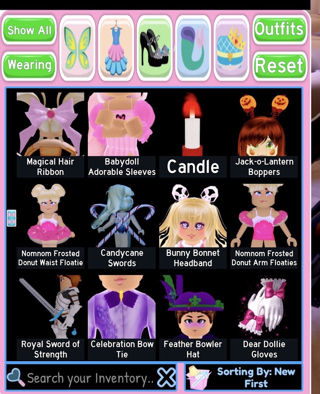 Royale High Roblox Inventory (Sets, Accessories, Skirts, Shoes, and More!)