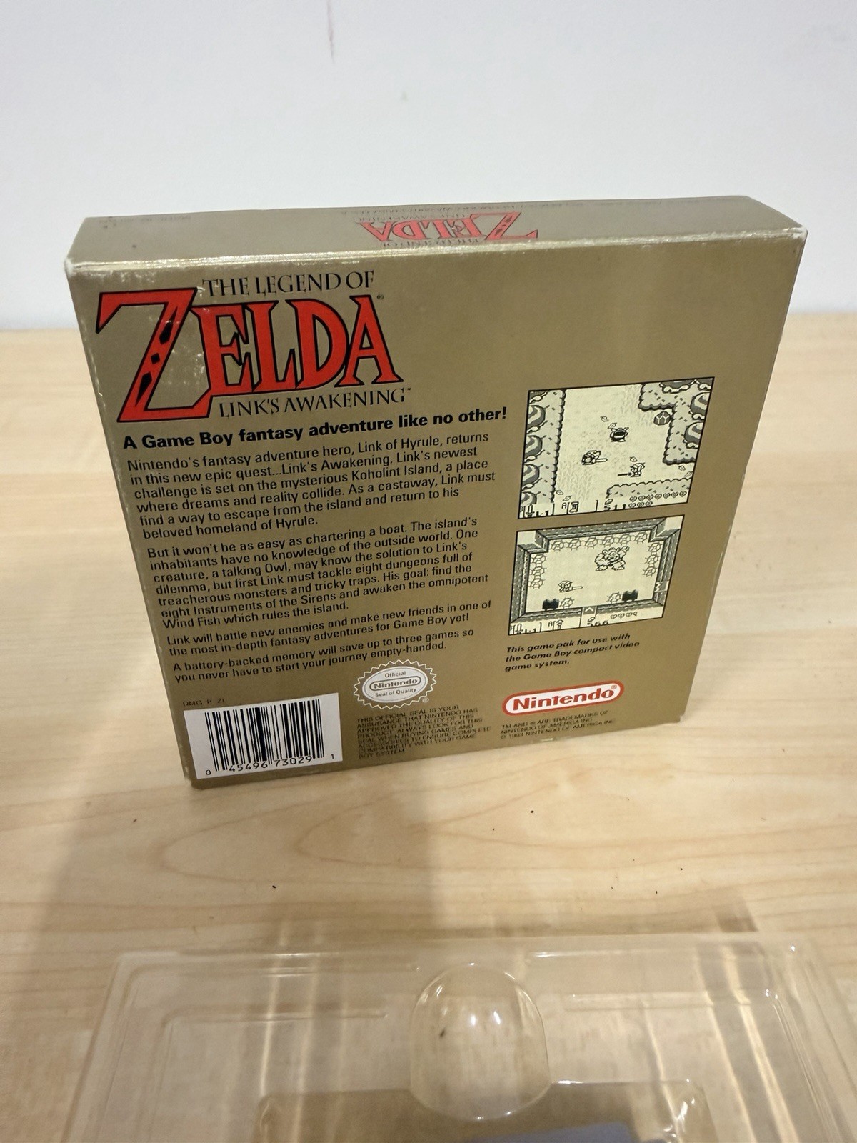 The Legend of Zelda Link’s Awakening – Nintendo Game Boy – CIB Box Manual Cart